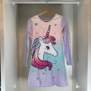 Wonder Nation Unicorn Nightgown Size XL (14/16)